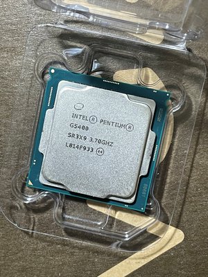 Intel Pentium Gold 黃金級 G5400 3.7G 3M 2C4T 1151 14nm 正式版 CPU