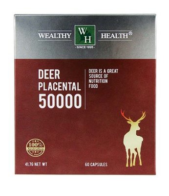 (🐨澳貨紐物) 富康 Wealthy Health－Deer Placental 鹿胎盤素 50000 *60