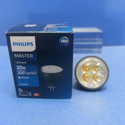 PHILIPS 飛利浦 MASTER 旗艦型 LED 3.5W MR11 投射燈泡 24D 2700K AC12V