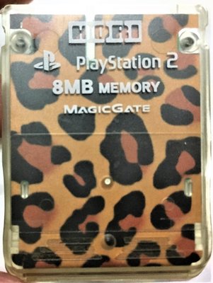 幸運小兔 PS2遊戲 HORI 豹紋 斑馬紋 迷彩 透迷系列 PS2記憶卡 PS2遊戲記憶卡 PS2儲存卡 日版