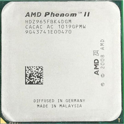 售 K10(AM3) AMD Phenom II X4 965 (HDZ965FBK4DGM) 不含風扇