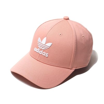 【AYW】ADIDAS ORIGINALS TREFOIL CAP 粉色 電繡 復古 穿搭 老帽 彎帽 棒球帽 鴨舌帽