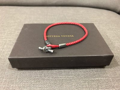 全新BOTTEGA VENETA紅色手環（結束營業。開倉甩賣）