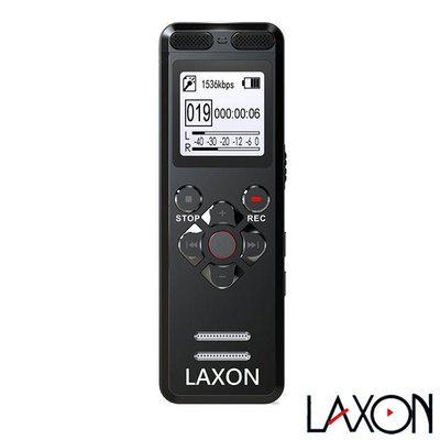 【免運費】LAXON DVR-V3 專業錄音筆 8G 可插卡單鍵錄音