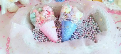playshop 冰淇淋喜糖盒 /糖果袋/婚禮小物/送客禮/生日禮物/冰淇淋糖果盒