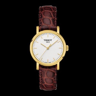 Tissot 天梭魅時系列皮帶石英女腕錶 T1092103603100