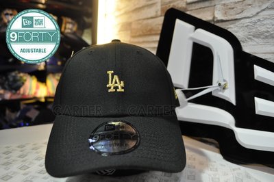New Era MLB LA Dodgers 9Forty Gold Mini Logo 洛杉磯道奇金色迷你logo彎帽
