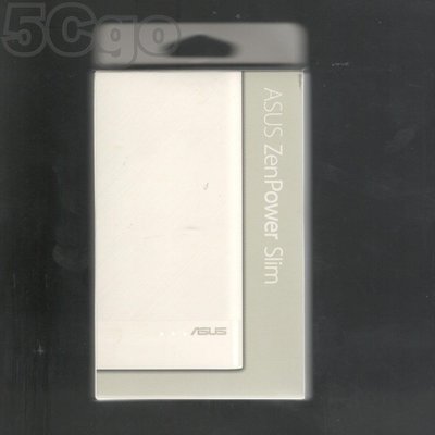 5Cgo【現貨1】白色ASUS ZENPOWER Slim(4000)羽量級極薄工藝設計行動電源(ABTU015) 含稅