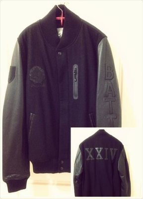 NSW NIKE Sportswear Kobe Destroyer Jacket 羊毛 皮袖 黑 量極少 棒球外套