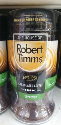 3/4前 新包裝 澳洲 Robert Timms 義式即溶咖啡(100g/罐)-澳洲第一品牌 頁面是單瓶價 最新到期日2025/11/3