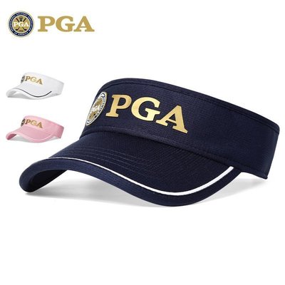 100原廠％美國PGA 高爾夫女士球帽 無頂透氣帽 防曬百搭 吸汗內里 可調節