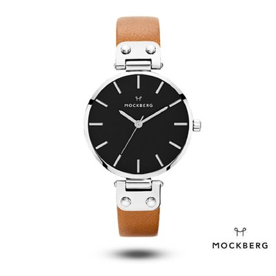 MOCKBERG 品味超凡 瑞典時尚 PEPITE 腕錶 MO112-WERA BLACK