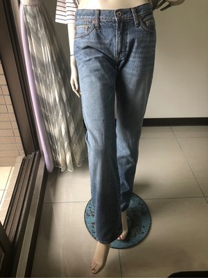 男子 淺藍RMC 赤猿 刺繡 直筒褲 低腰牛仔褲~AJ衣飾1b-5