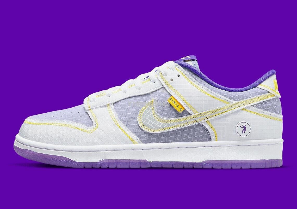 代購】Union LA X Nike Dunk Low Court Purple 白紫低幫經典百搭滑板鞋