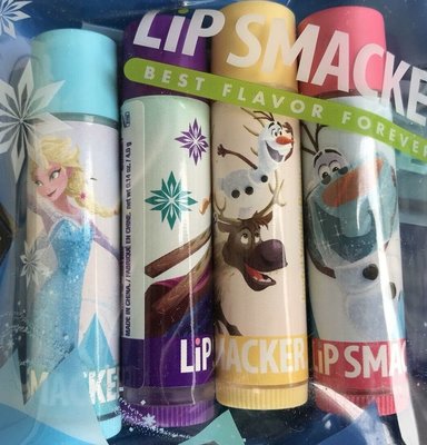 Lip Smacker [ 冰雪奇緣四支護唇膏 ] Disney Frozen Pack 單支拆售 四款可選 全新品