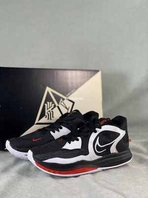 Nike Kyrie Low 5 黑白 時尚 百搭 運動 跑步鞋 男女鞋  DJ6012-001【ADIDAS x NIKE】