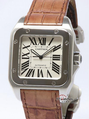 台北腕錶 Cartier 卡地亞 Santos 100 XL 山度士 100週年紀念 187643