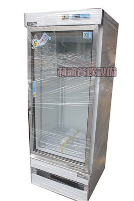 《利通餐飲設備》1門玻璃冰箱 400L 台灣製 單門冰箱 一門冰箱 小菜冰箱 冷藏櫃~