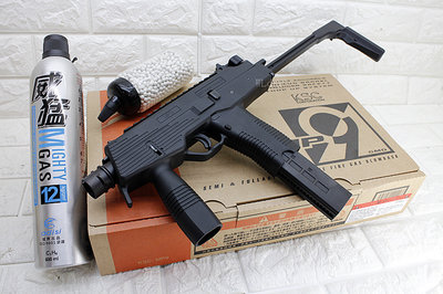 [01] KWA KSC MP9 衝鋒槍 瓦斯槍 + 12KG瓦斯 + 奶瓶 ( GBB槍玩具槍模型槍狙擊槍UZI衝鋒槍