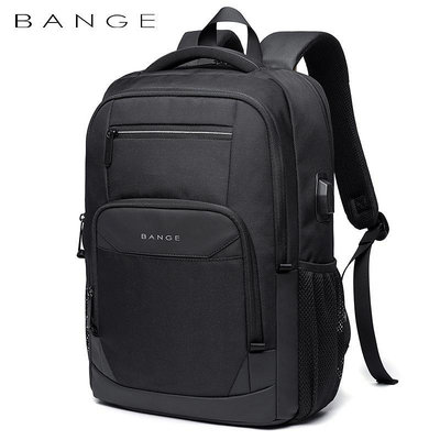 【特價】BANGE 男士休閒背包防水包包usb戶外書包男士筆記本電腦背包