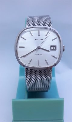 瑞士原裝JUVENIA尊皇,原裝龍頭,原裝錶帶,不鏽鋼自動上鍊機械男錶