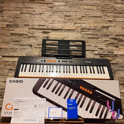 分期免運 贈專用琴布 Casio CT-S100 卡西歐 手提式 電子琴 電鋼琴 61鍵 公司貨 保固1年
