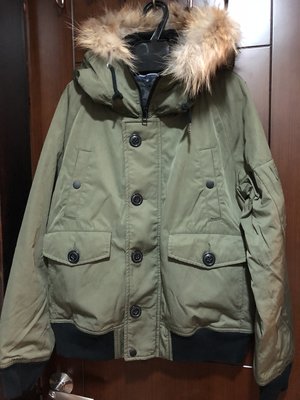 日本帶回 URBAN RESEARCH N2B 軍綠 軍裝 鋪棉 保暖 連帽 外套 M號 N-2B PARKA