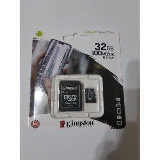 金士頓 Kingston microSDHC 32G 32GB 100mb 記憶卡 小卡 附轉接卡