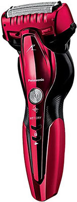 Panasonic【日本代購】松下電動刮鬍刀 3刀片剃刀ES-ST2Q - 紅