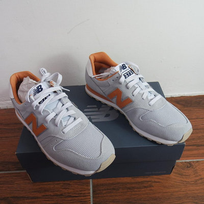 全新公司貨 New Balance ML373OB2 灰橘 麂皮 復古慢跑鞋