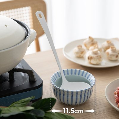 熱賣 伊萬里日本進口有田燒瓷制碗藍條紋飯碗可微波家用和風圓碗350ml