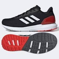【鞋印良品】adidas 愛迪達 COSMIC 2 EE8180 柔軟 舒適 時尚 輕量透氣 避震慢跑鞋 黑紅色 大尺碼