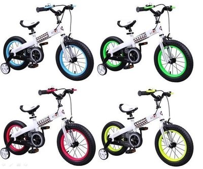 e世代12吋優貝扣子車Royalbaby BUTTONS BIKE兒童腳踏車/輔助輪兒童車/兒童自行車充氣輪胎兒童節禮物