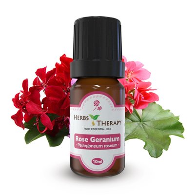 【植物療法】HERBS THERAPY 玫瑰天竺葵精油 10ml Rose Greranium
