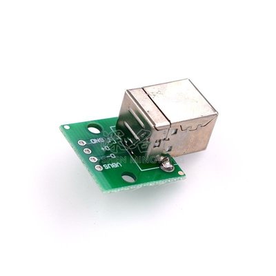 USB轉DIP 轉接板 母頭座直插 B型方介面 印表機連接資料線USB-05 A20 [369276]