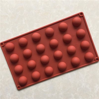 【法法雜貨】L16~24連半圓形模具 矽膠模具 巧克力模具 手工皂模 果凍模 餅乾模具 蛋糕模具  烘焙模具