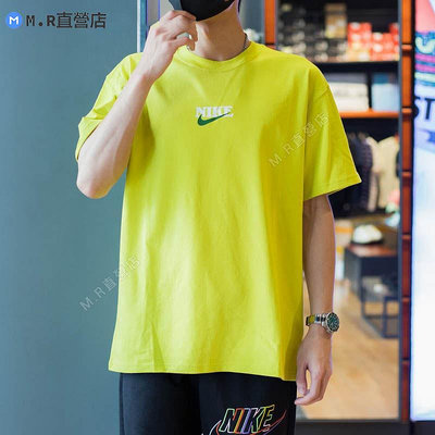 Nike 耐吉 男裝T恤2023夏新款純棉寬松運動休閑圓領短袖 FN3700-335