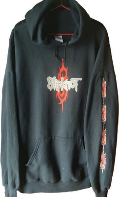 vintage hoodie Slipknot 樂隊 00s