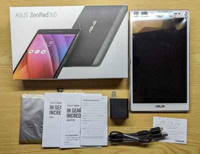 華碩 ASUS ZenPad 8.0 Z380KNL WiFi+LTE 玫瑰金 16G 二手平板 *無法開機使用*