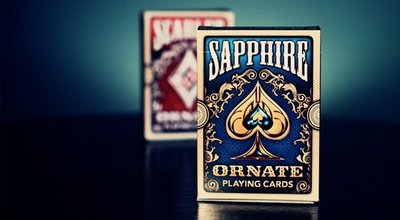 【USPCC撲克】ORNATE Deck PLAYING CARDS Sapphire 華麗甲板 寶藍 絕版