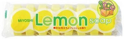 【JPGO】日本進口 MiYOSHI 檸檬香皂 肥皂 8入#691