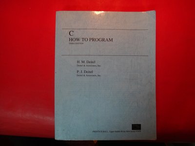 【愛悅二手書坊 28-04】C How to Program (3rd Edition)