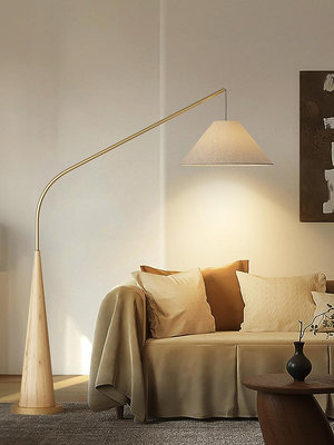 現貨:客廳落地燈北歐代簡約沙發燈釣魚燈新款輕奢氛圍燈立式燈具
