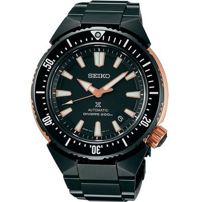 SEIKO PROSPEX 潛水機玫瑰金時尚機械腕錶-42mm/ 6R15-03F0SD(SBDC041J)限量到貨