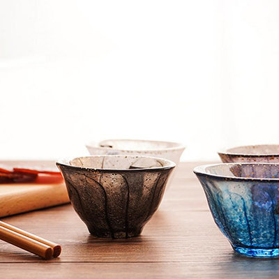 日本石塚硝子莊內玻璃杯日式和風清酒杯家用小茶杯主人杯品茗杯