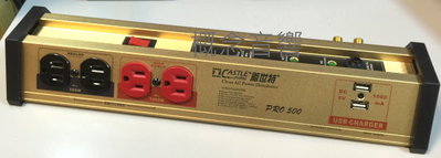 『概念音響』蓋世特 Castle PLF-500 MARK III 第3代電源淨化濾波處理器,內建USB充電座