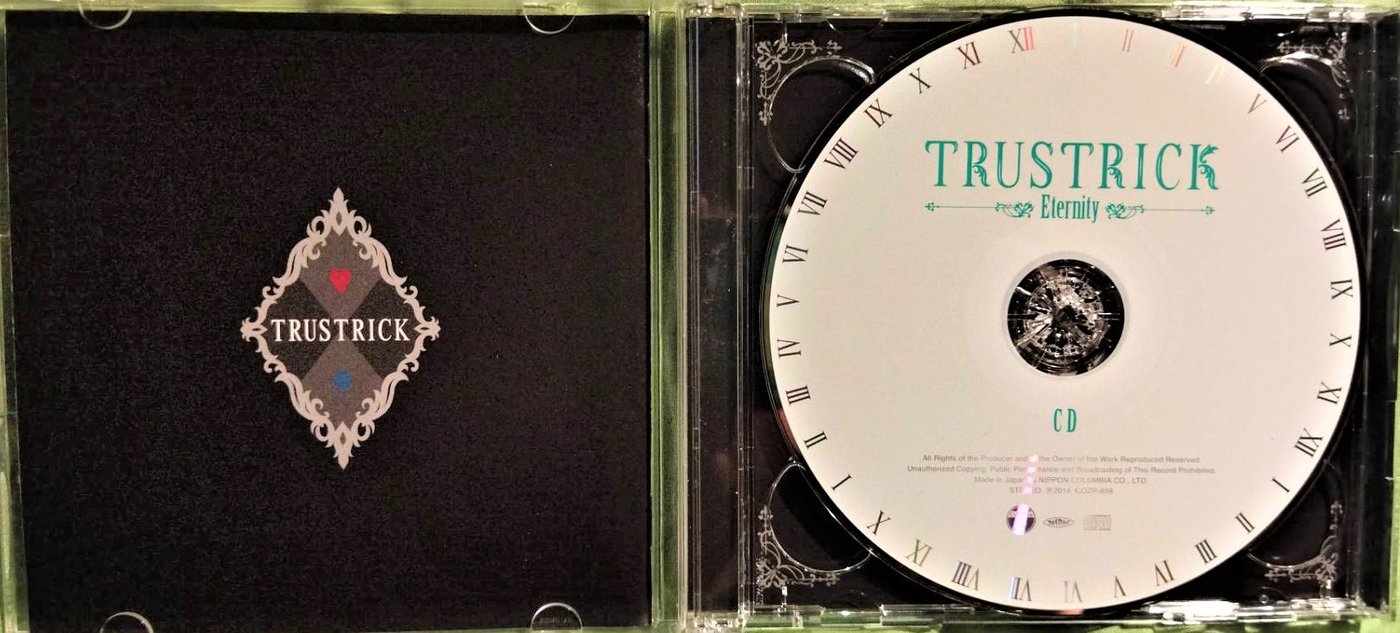 TRUSTRICK / 神田沙也加 ~ Eternity (+DVD)【初回限定盤】~ 日版已拆近99.5%全新
