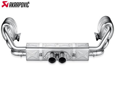 【樂駒】Akrapovic PORSCHE 911 GT3 RS 997 FL 4.0 排氣管 鈦合金 後下擾流 碳纖維