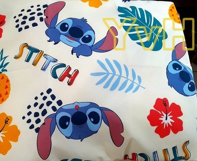 =YvH=單人床包枕套 或 單人涼被 台灣製造 正版授權 星際寶貝 史迪奇 Stitch 夏日慶典