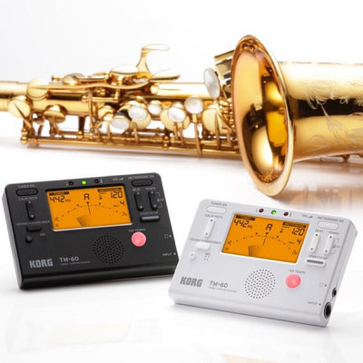 【筌曜樂器】KORG TM-60 調音器 節拍器 TM60 可搭配拾音夾 TM70T TM-70 可合購CM300